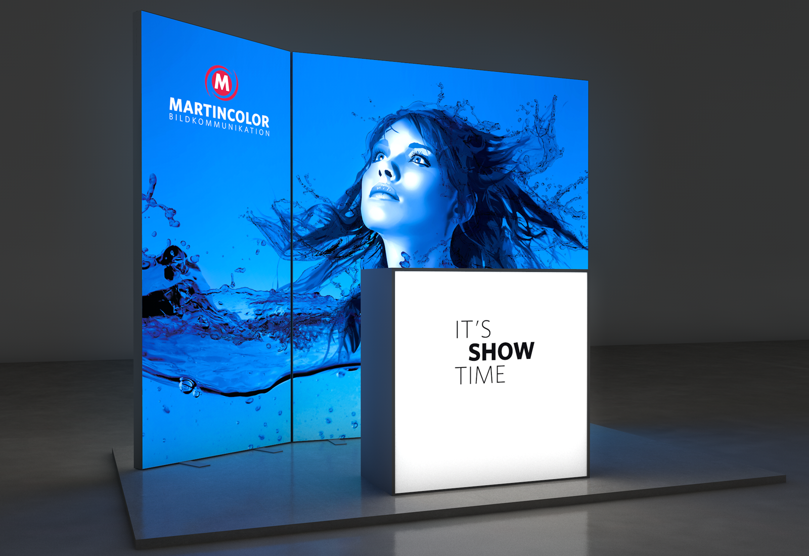 LED Messestand Budget 3x2 m