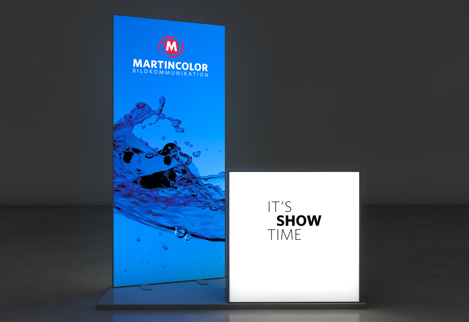 LED Messestand Budget 2x1 m