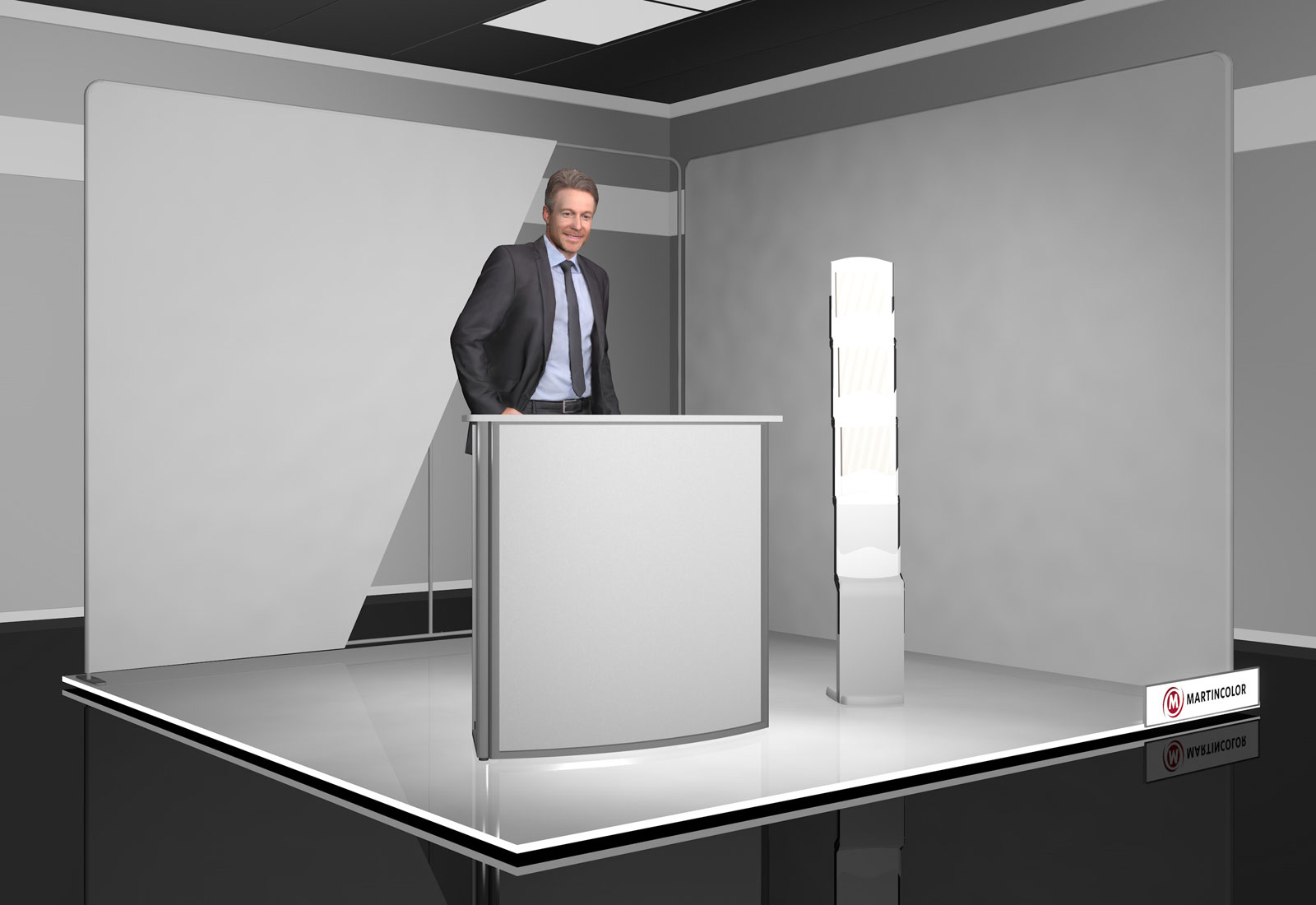 Messe-Set Budget 5 für 3x3 m Standfläche