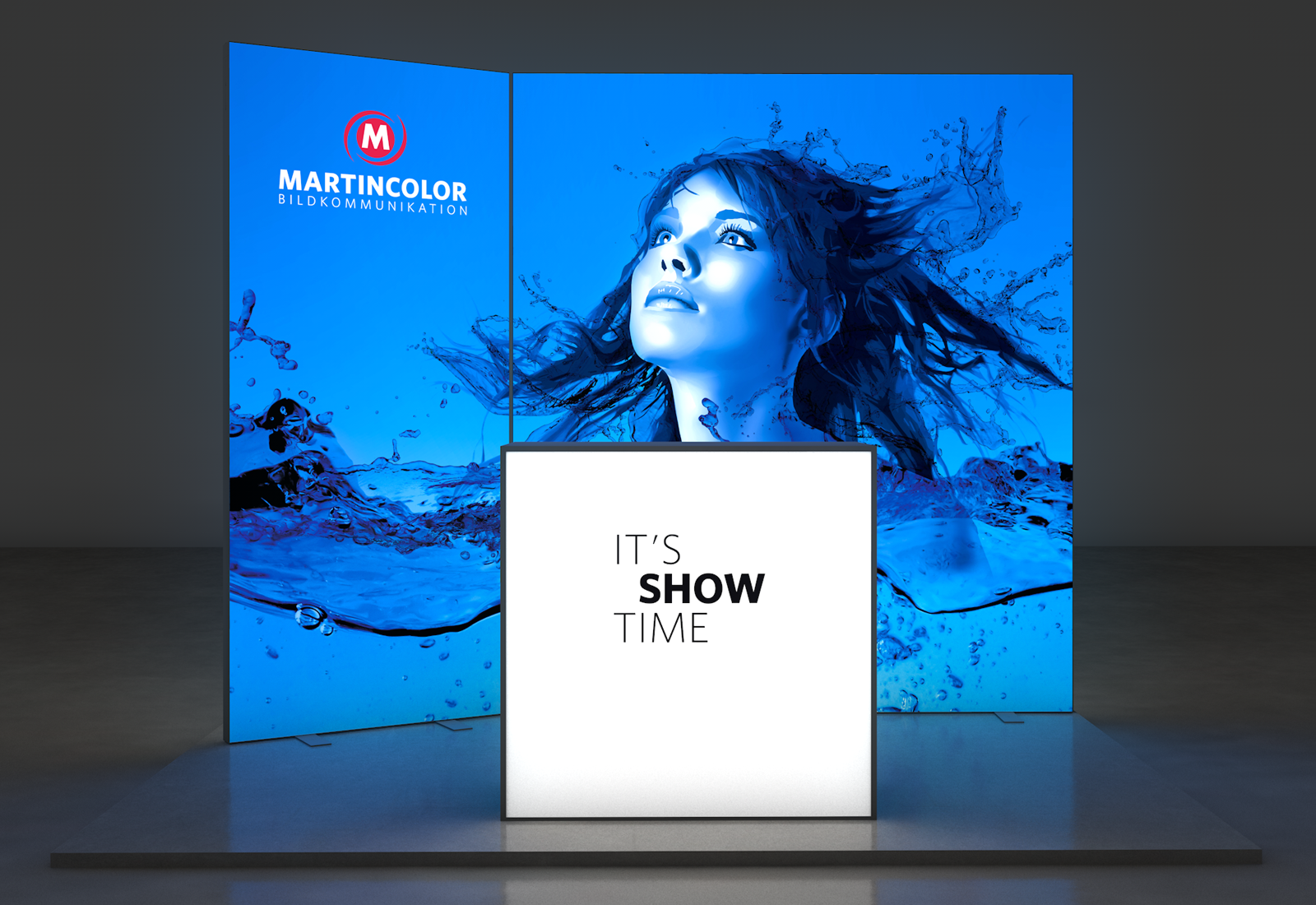 LED Messestand Budget 3x2 m