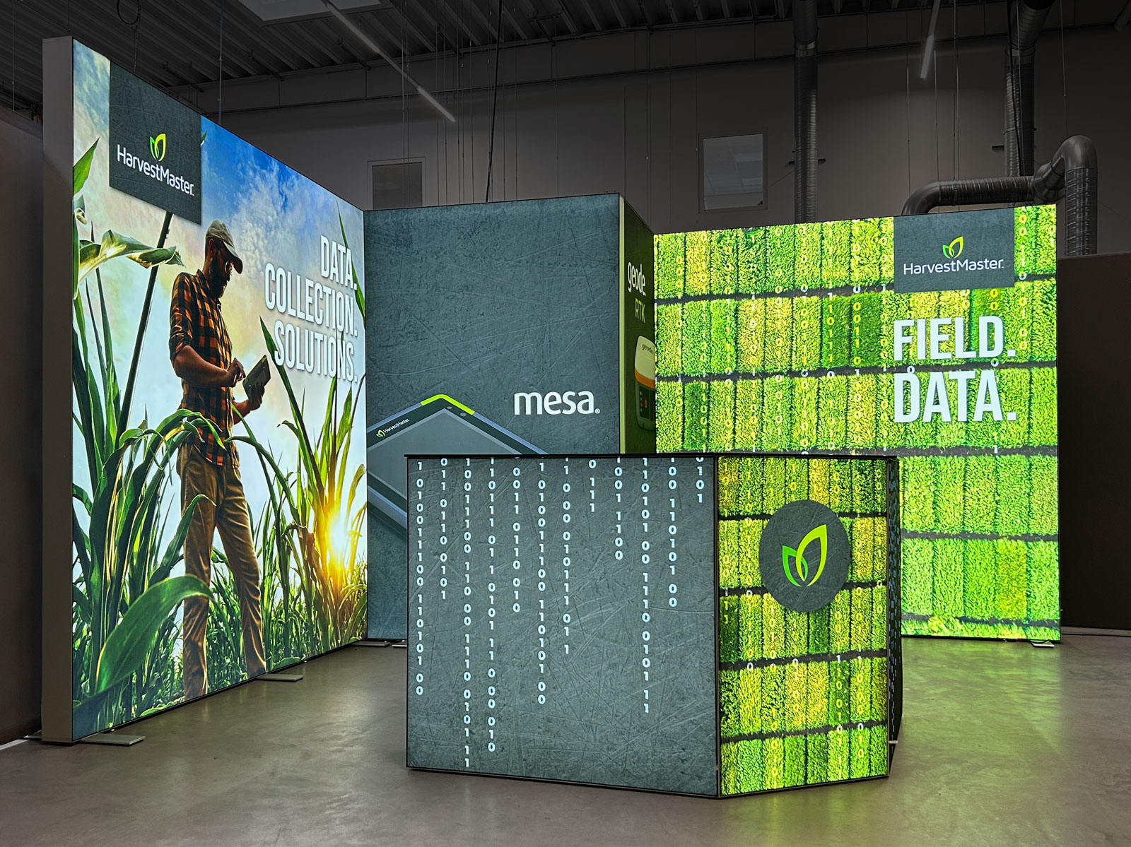 LED Messestand - ALU STAR - HarvestMaster