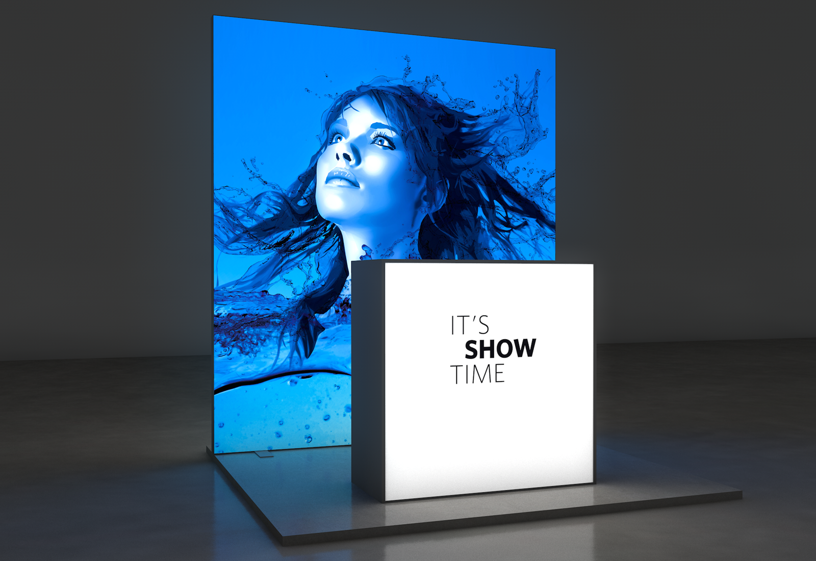 LED Messestand Budget 2x2 m