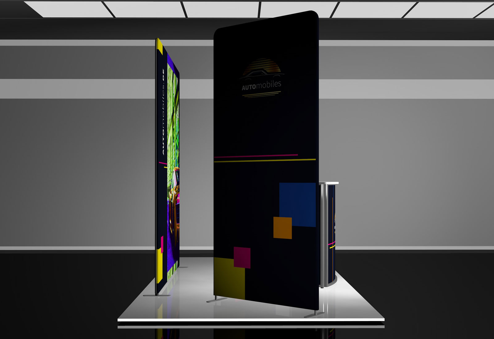 Messe-Set Budget 8 für 4x2 m Standfläche