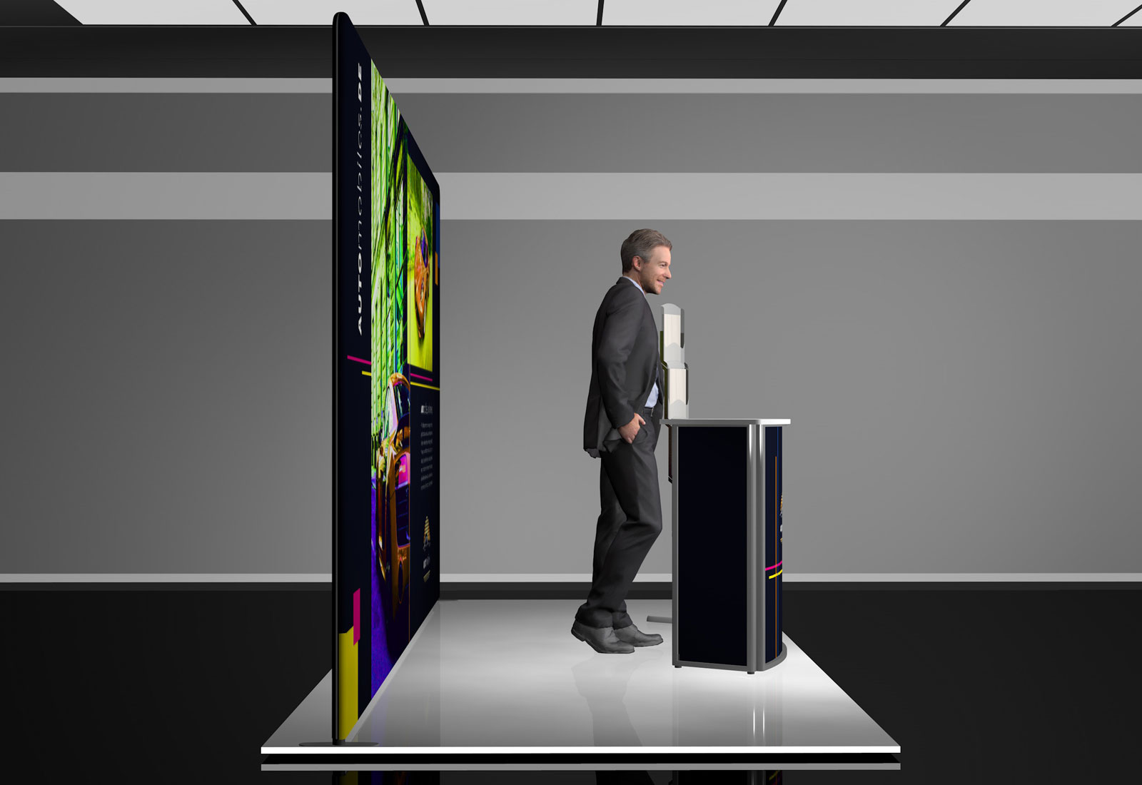 Messe-Set Budget 7 für 4x2 m Standfläche