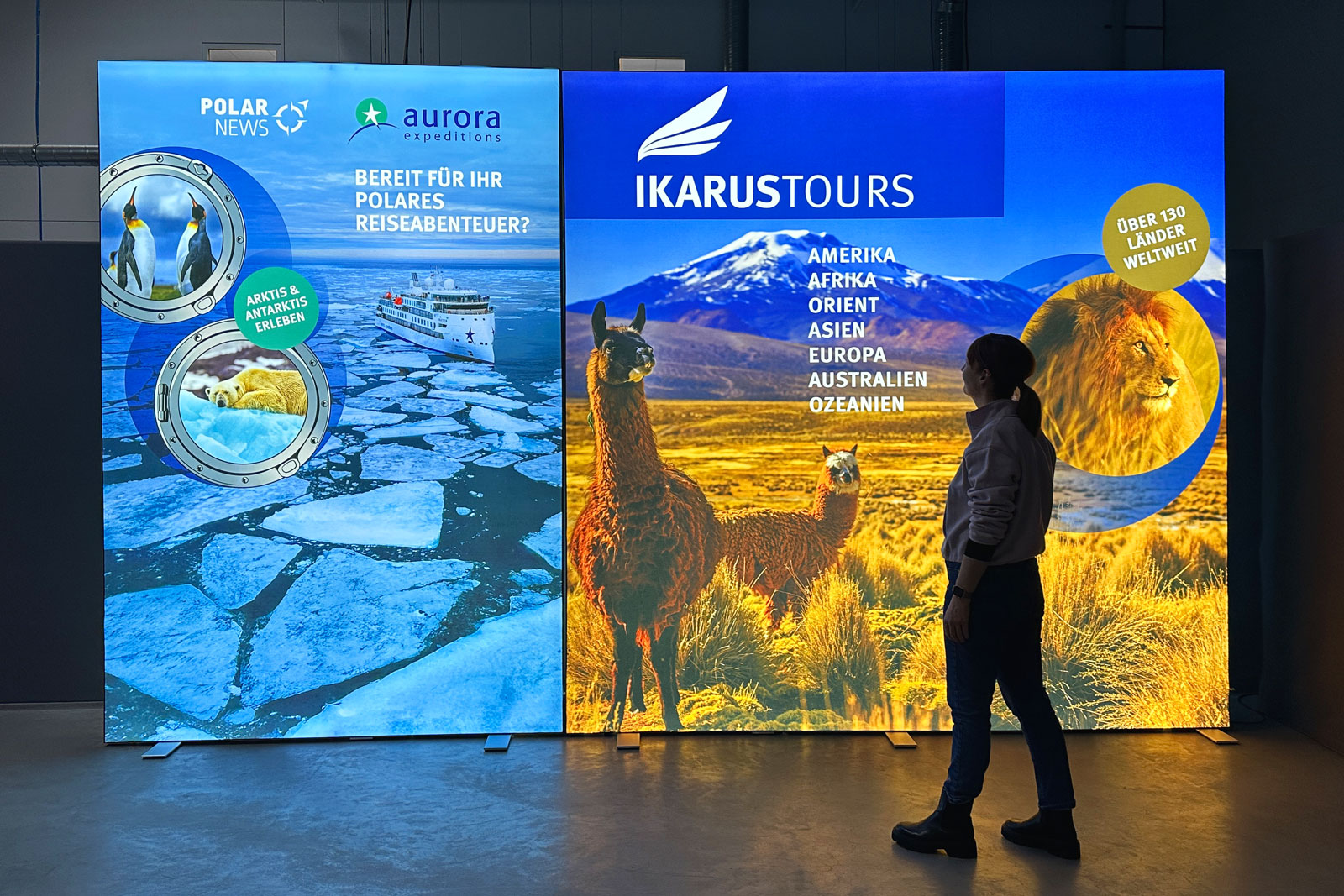 LED Messewand - ALU STAR - IKARUS TOURS GmbH