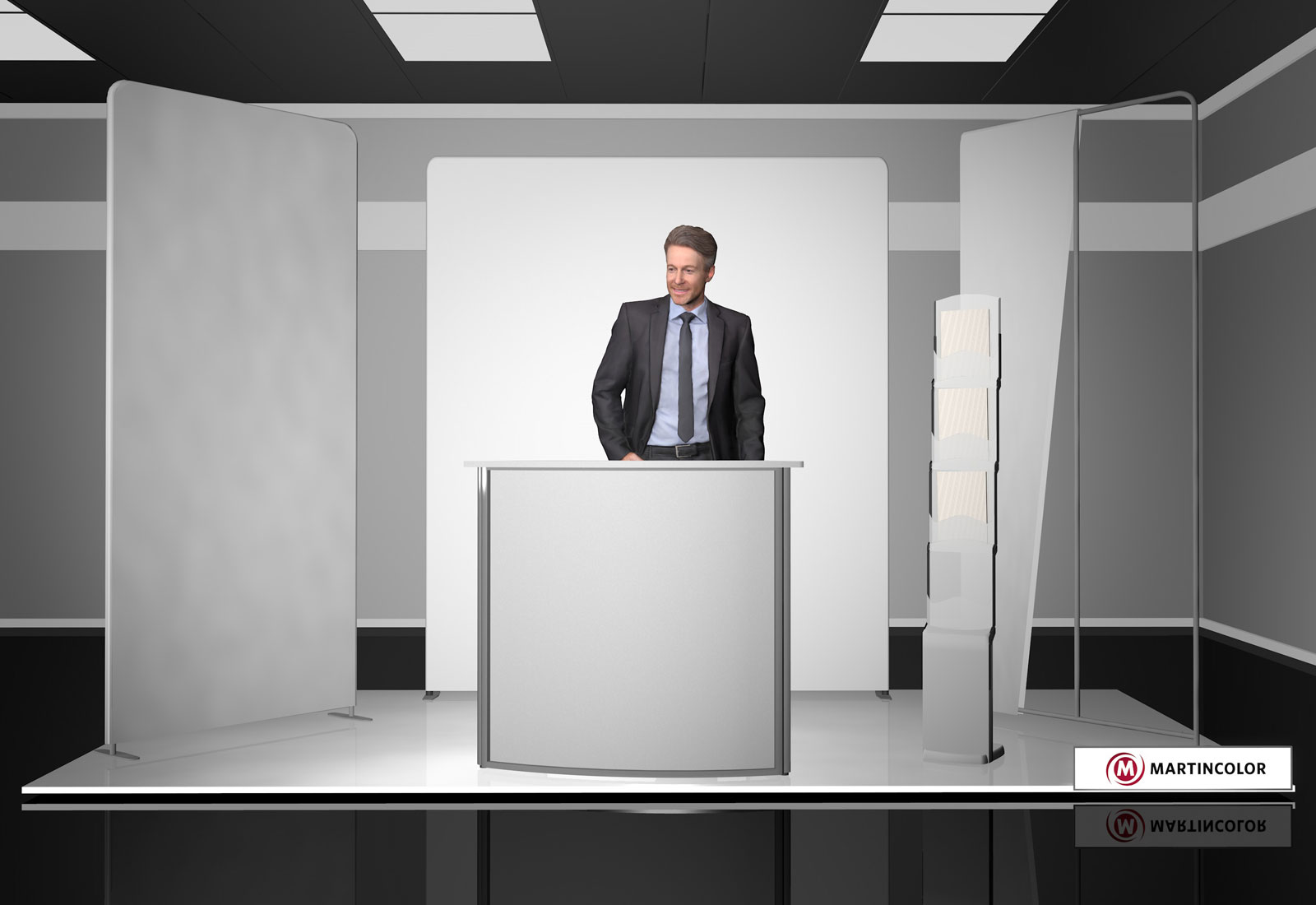 Messe-Set Budget 8 für 4x2 m Standfläche