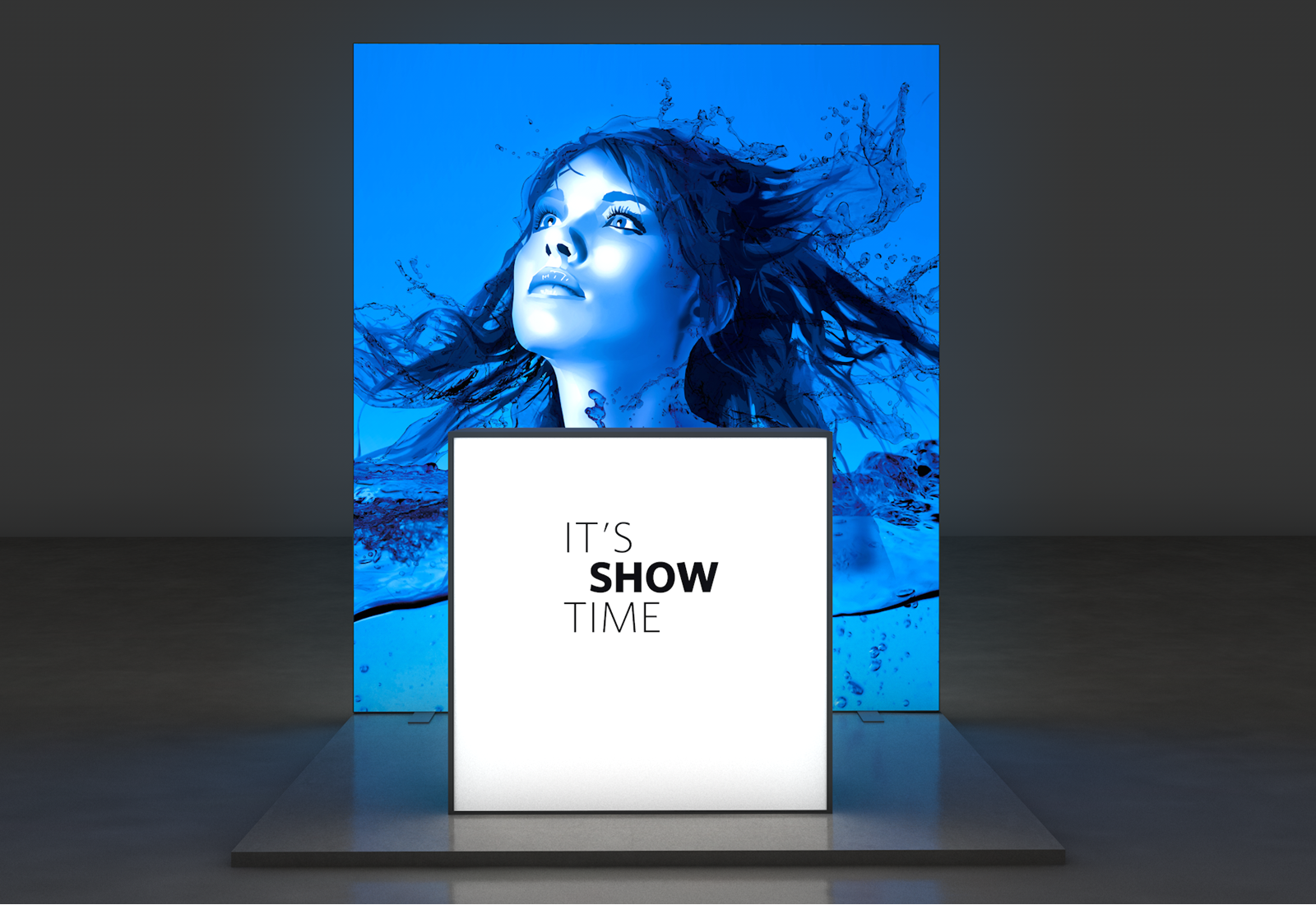 LED Messestand Budget 2x2 m