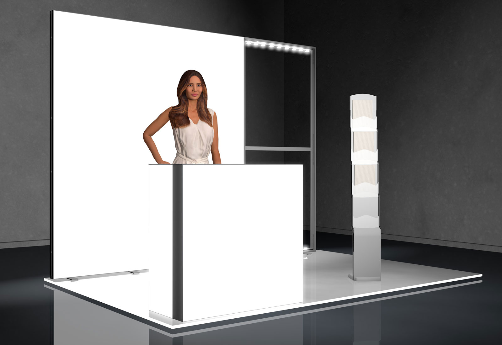 Messe-Set LED 2 für 3x2 m Standfläche