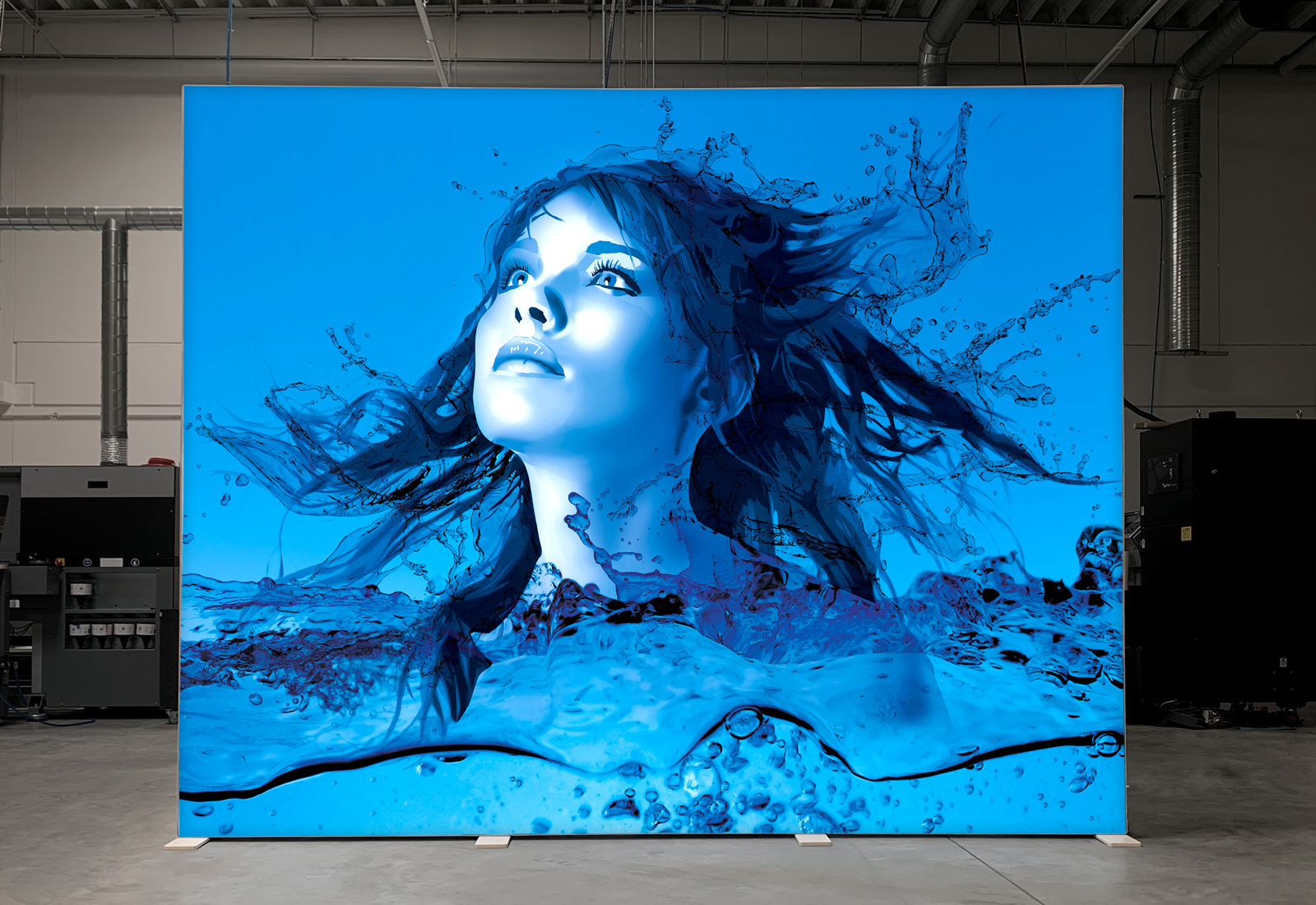 LED exhibition wall