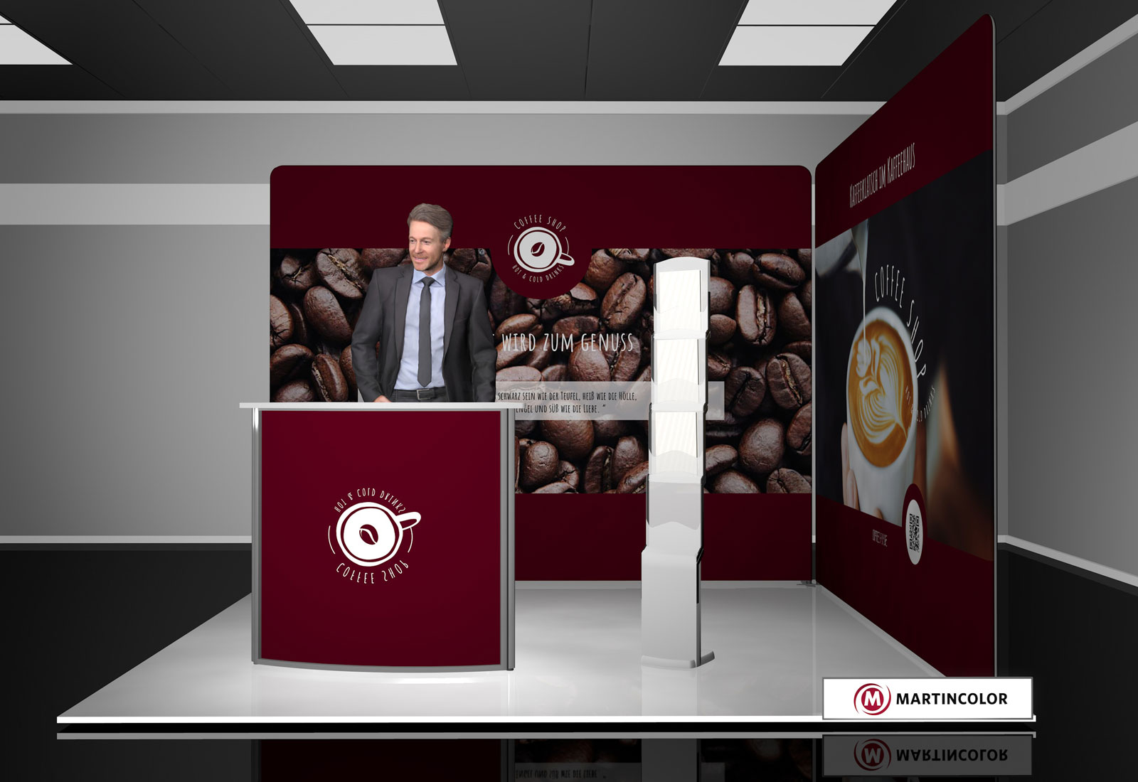 Messe-Set Budget 5 für 3x3 m Standfläche