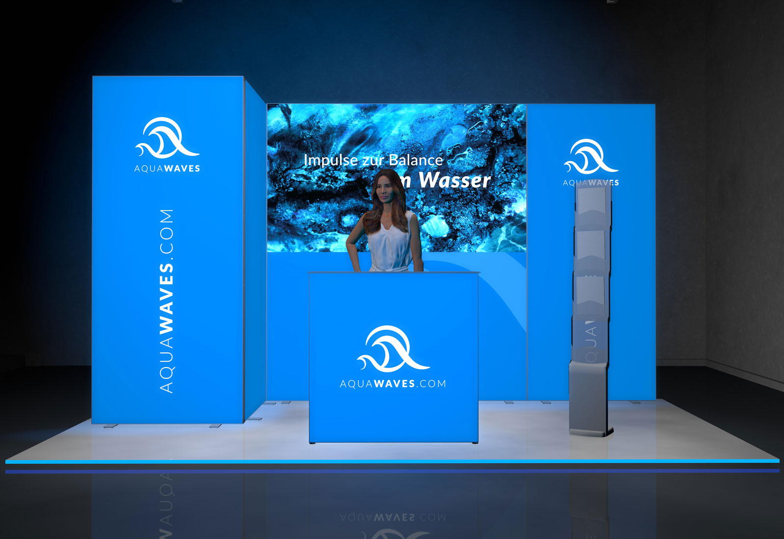 Messe-Set LED 9 für 4x2 m Standfläche