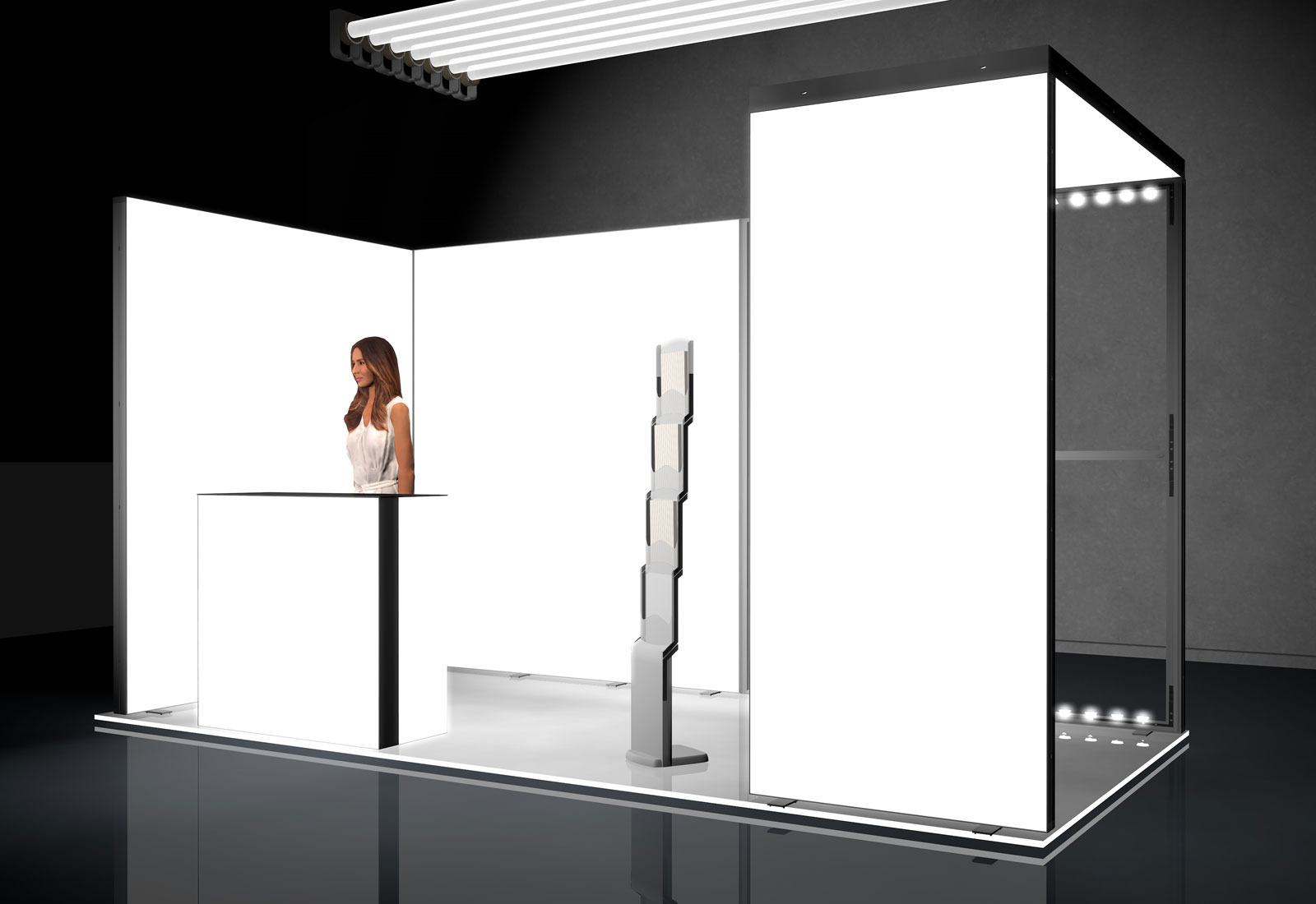 Messe-Set LED 7 für 4x2 m Standfläche