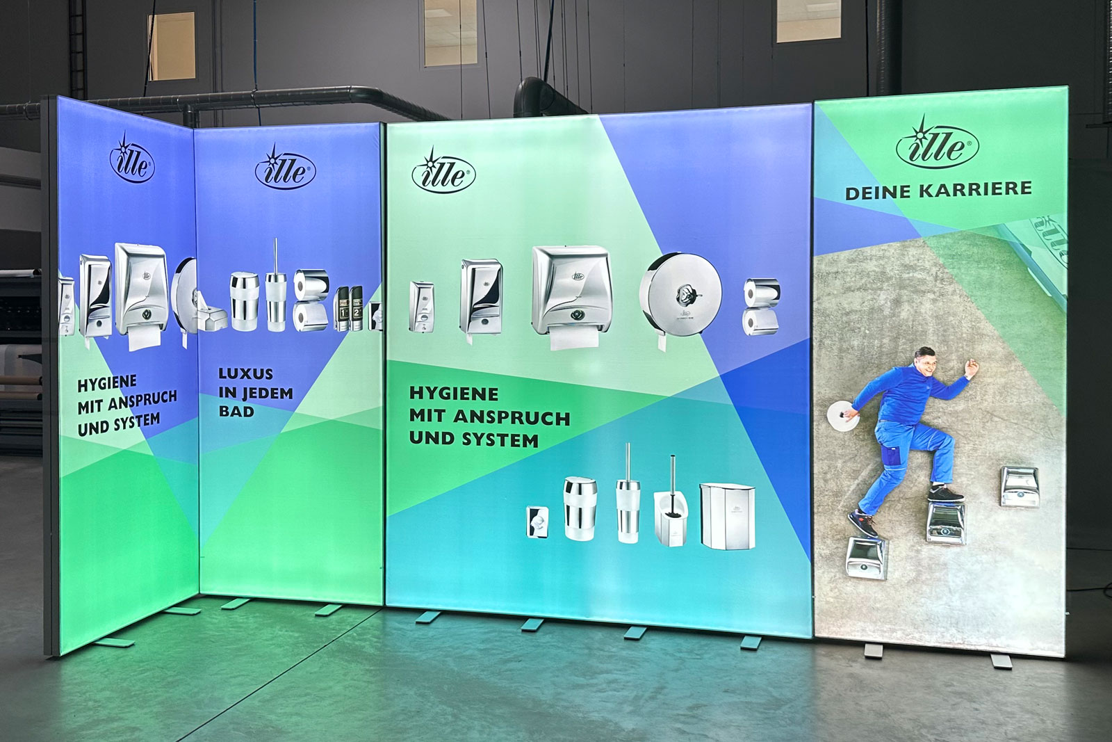 LED exhibition wall ALU LightUp - Ille Papier-Service GmbH