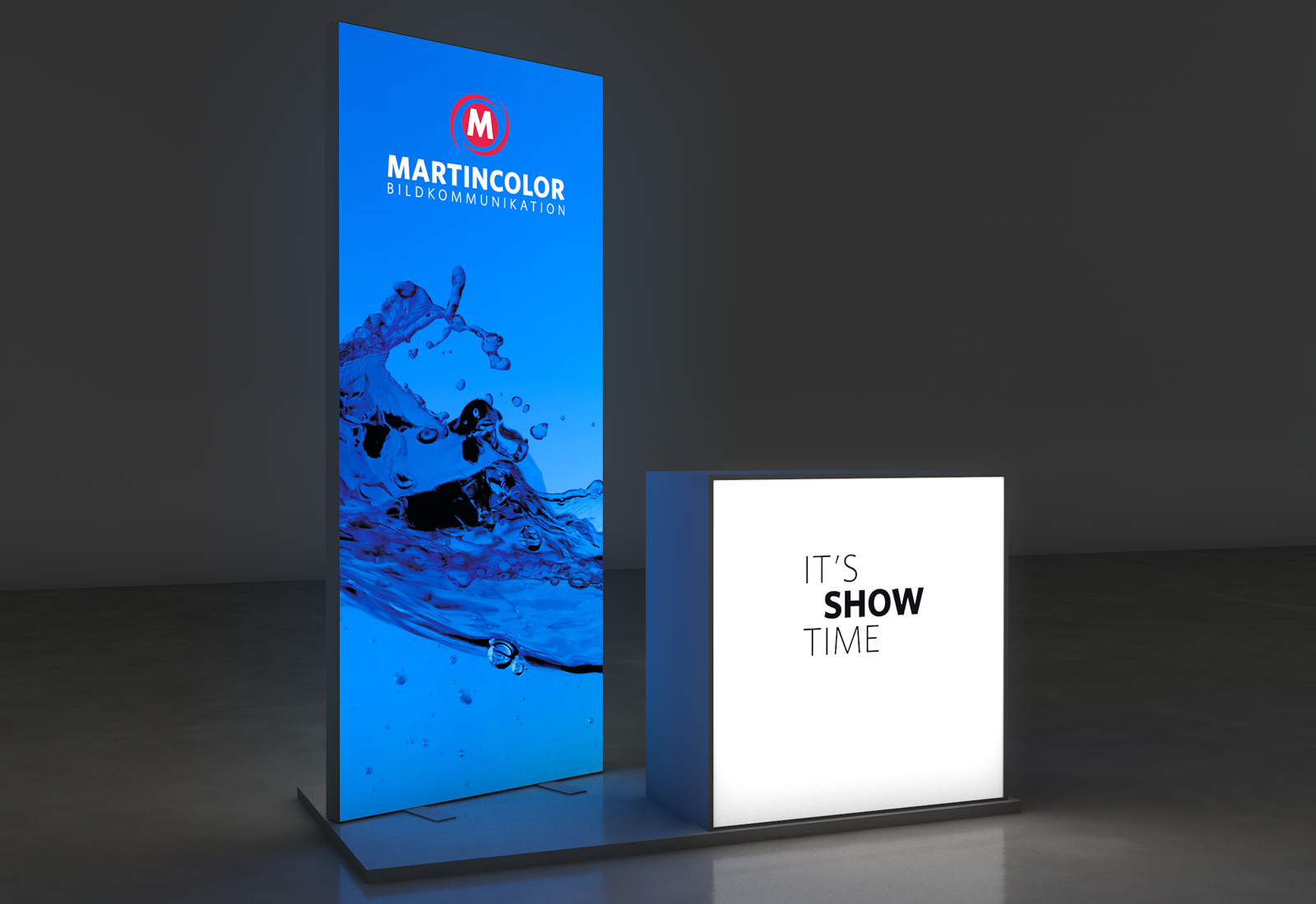 LED Messestand Budget 2x1 m