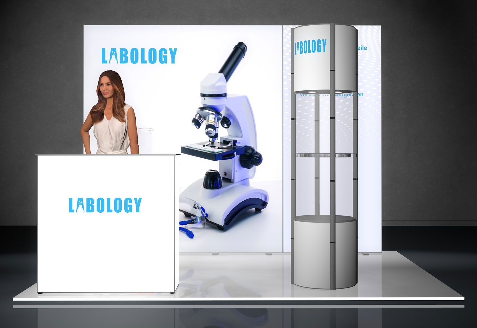 Messe-Set LED 3 für 3x2 m Standfläche