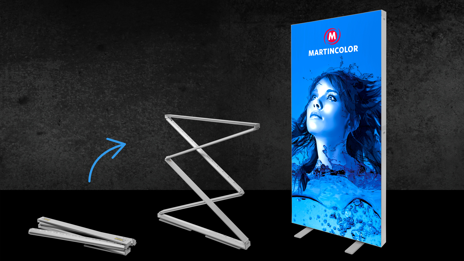 MAGIC FOLD illuminated display