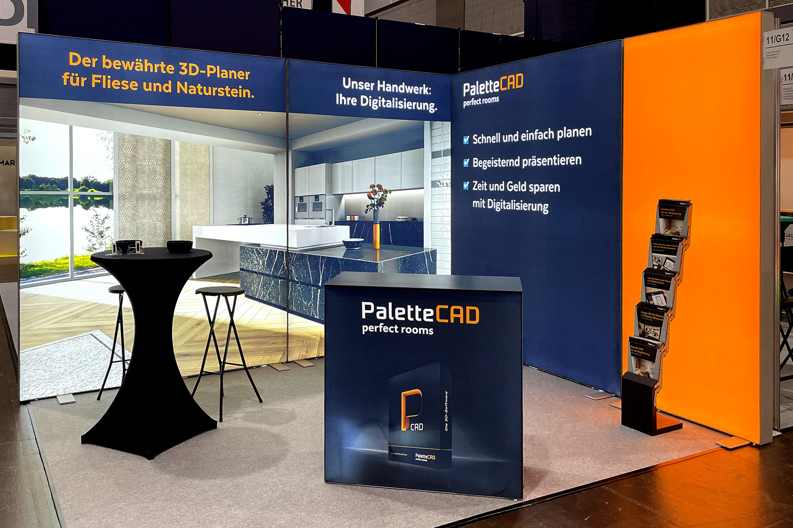 Mobile LED exhibition stand - ALU STAR