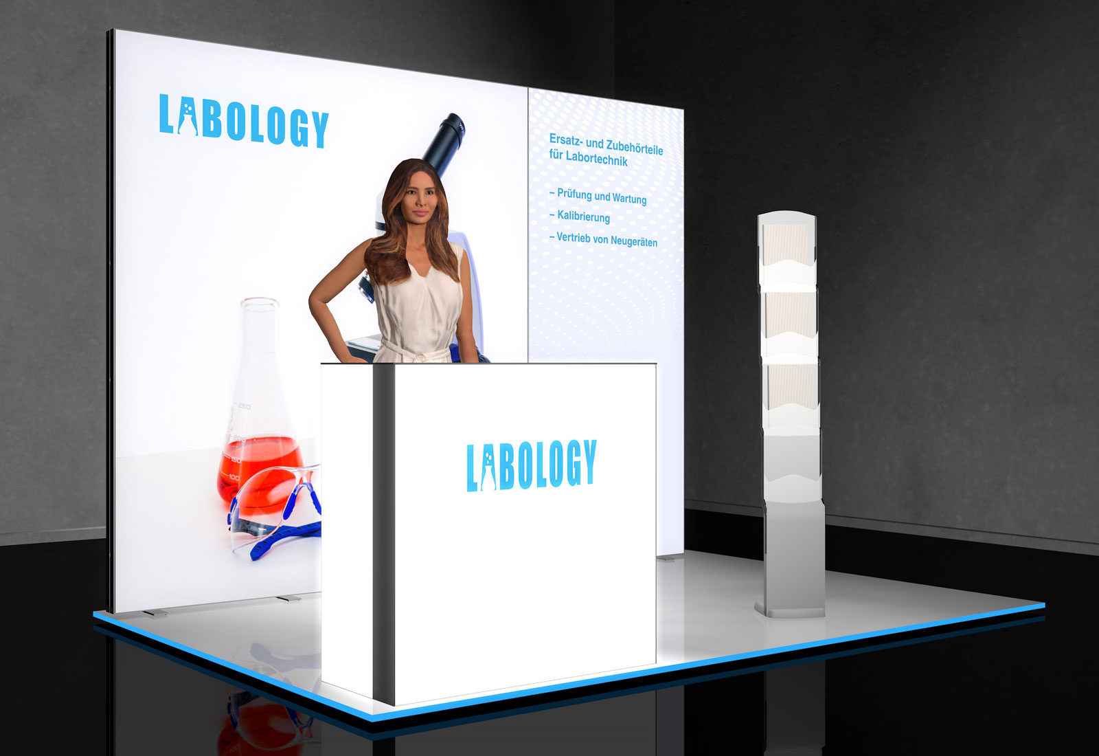 Messe-Set LED 2 für 3x2 m Standfläche