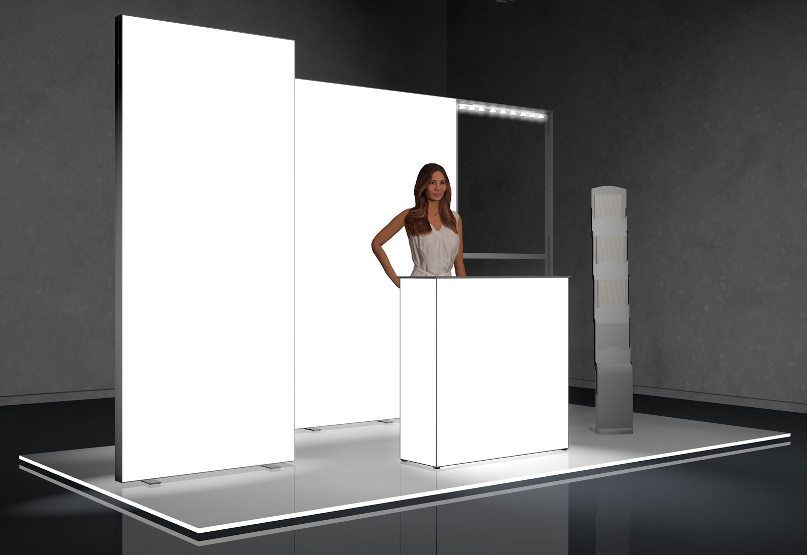 Messe-Set LED 9 für 4x2 m Standfläche