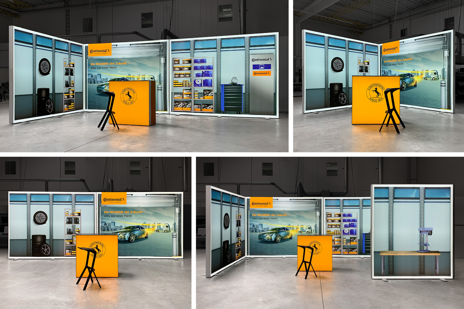 Modularer Messestand - viele Einsatzmöglichkeiten