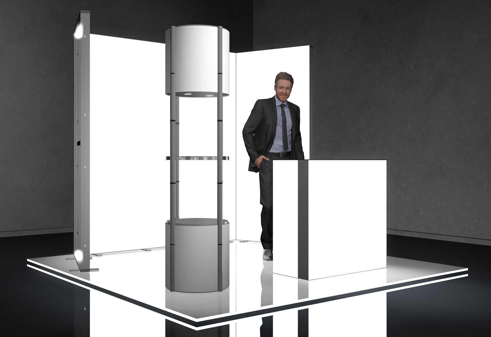 Exhibition Set LED 6 for 3x3 m stand area