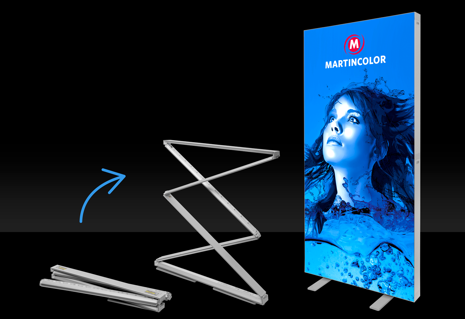 MAGIC FOLD illuminated display
