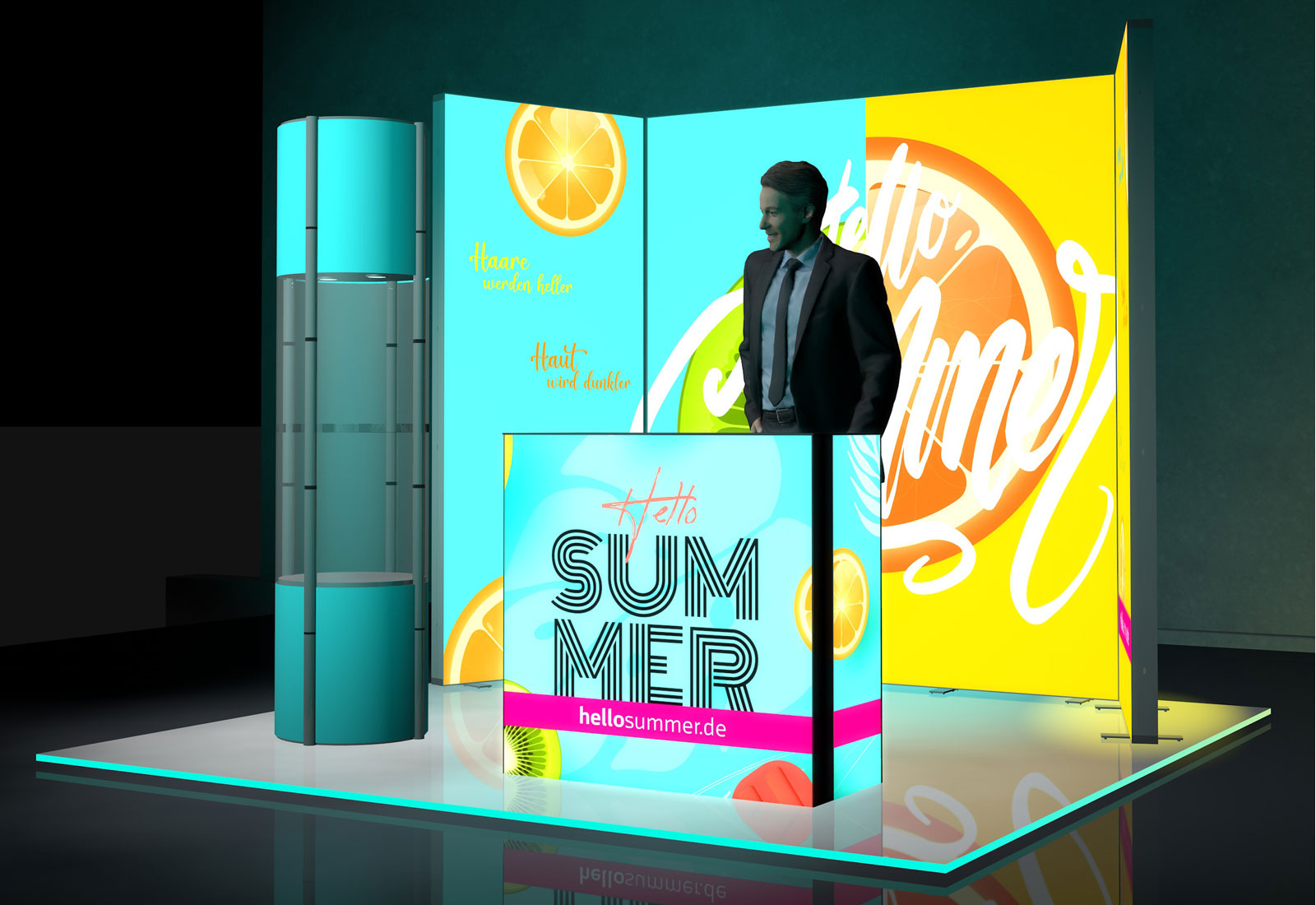 Exhibition Set LED 6 for 3x3 m stand area