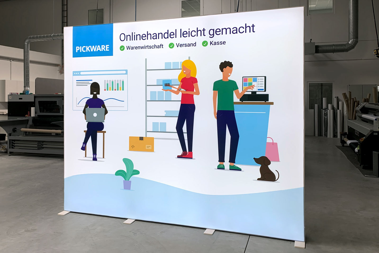 LED exhibition wall PIXLIP GO - PICKWARE GmbH