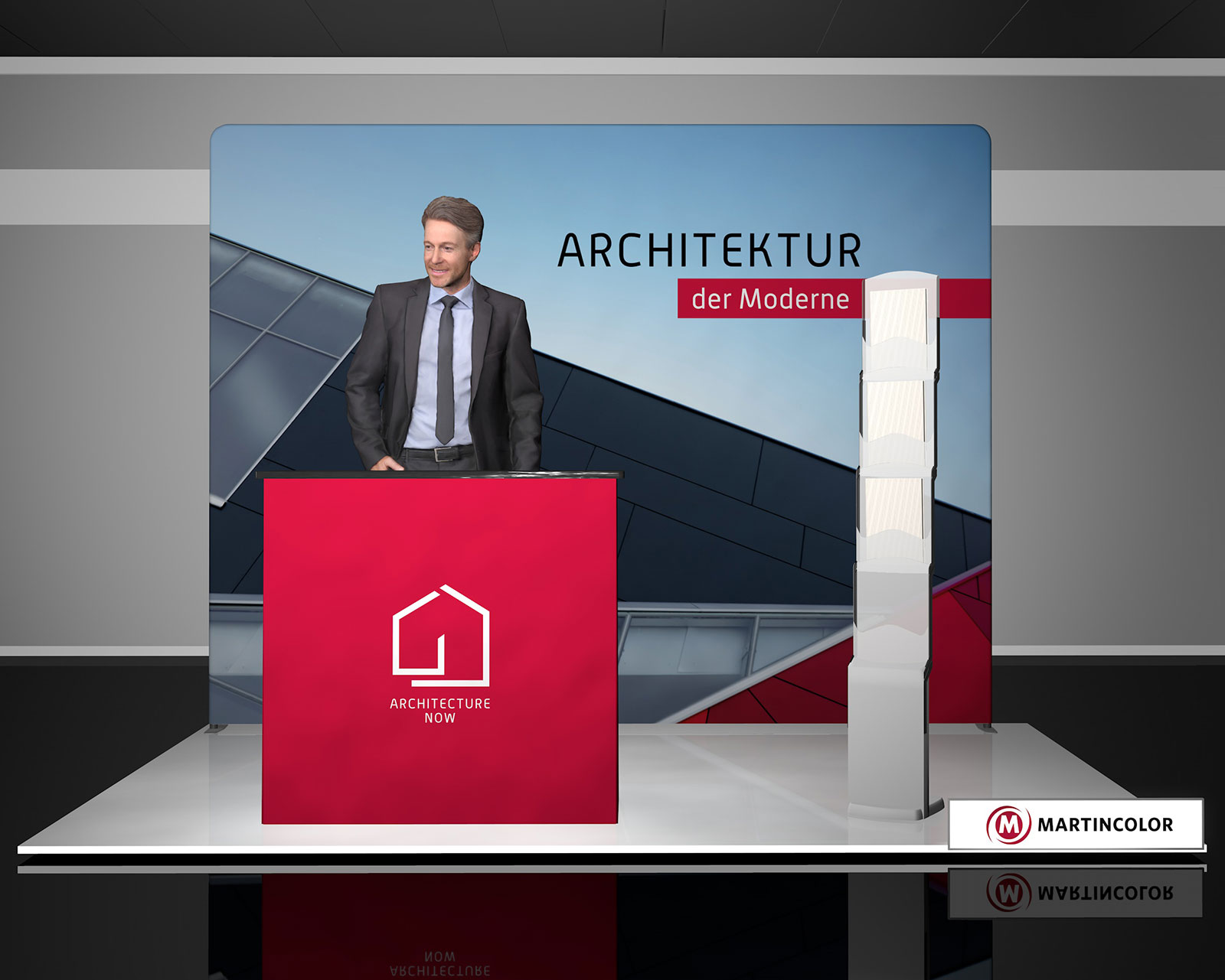 Exhibition set Budget 4 for 3x2 m stand area