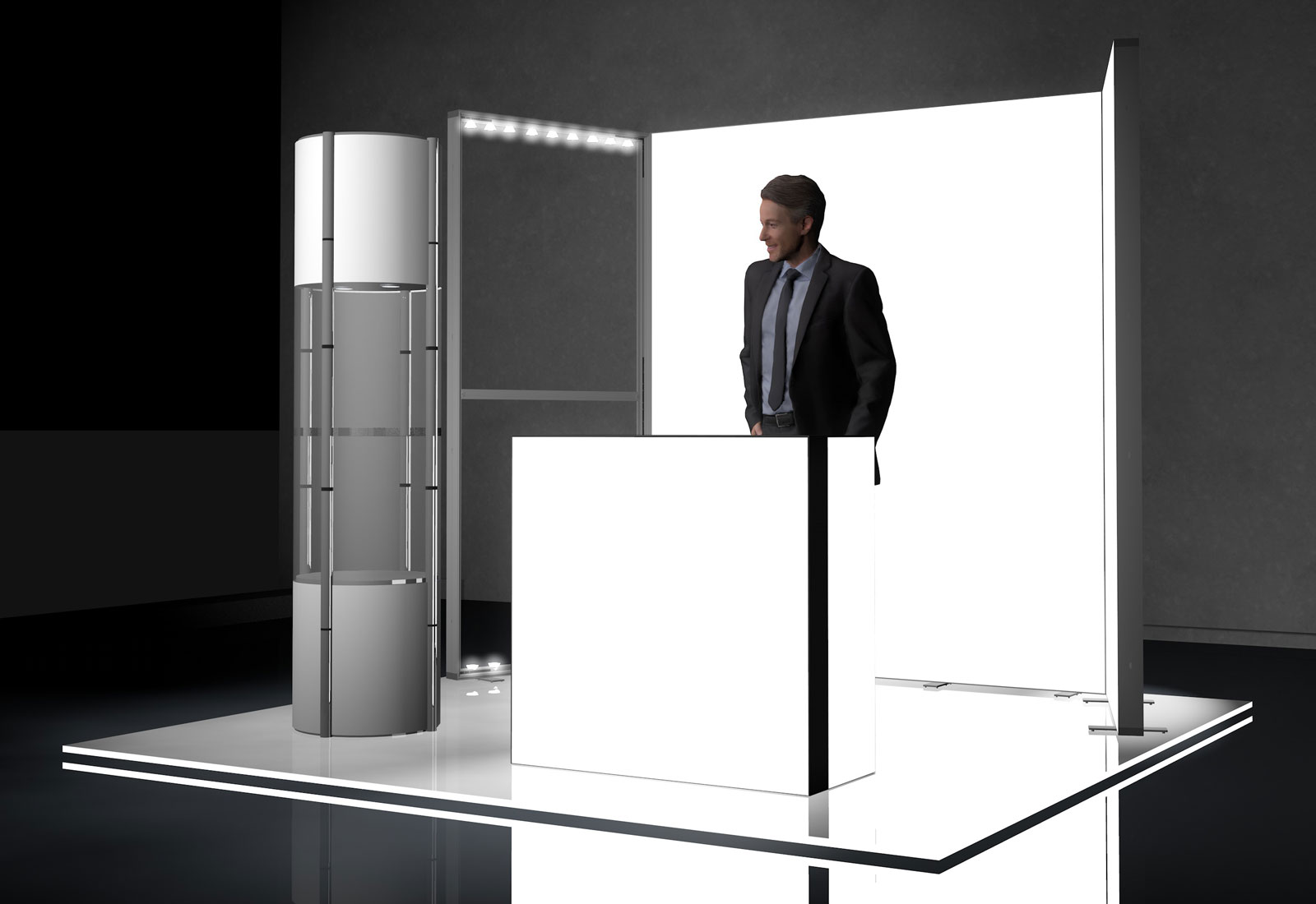 Exhibition Set LED 6 for 3x3 m stand area
