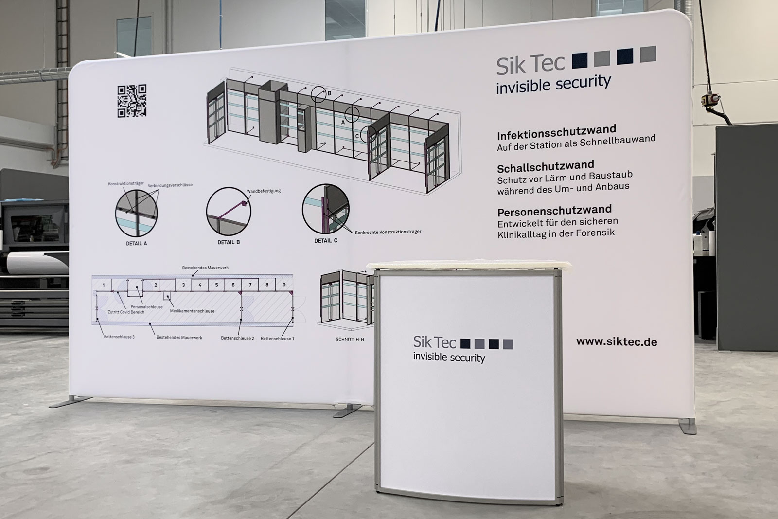 Messewand - ZippWall Straight - Sik Tec GmbH
