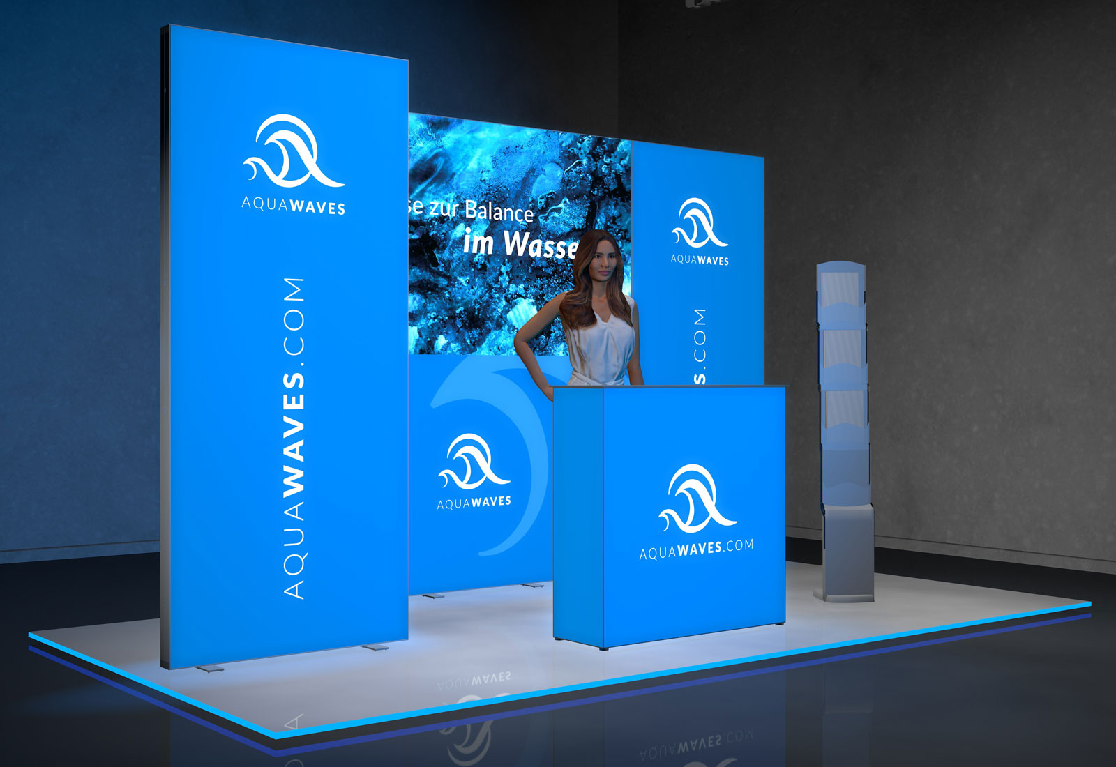 Messe-Set LED 9 für 4x2 m Standfläche