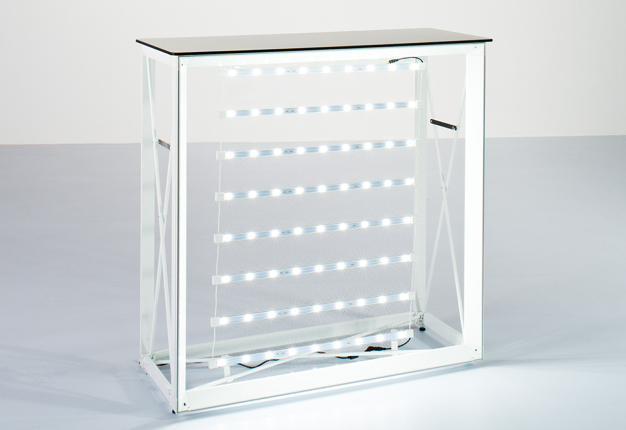 GRID Lightbox Counter | Counter with white countertop | 12408